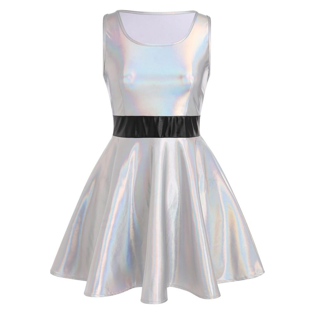 6969 Alien : Rave Outfits Music Festivals Clothes Girls Holographic